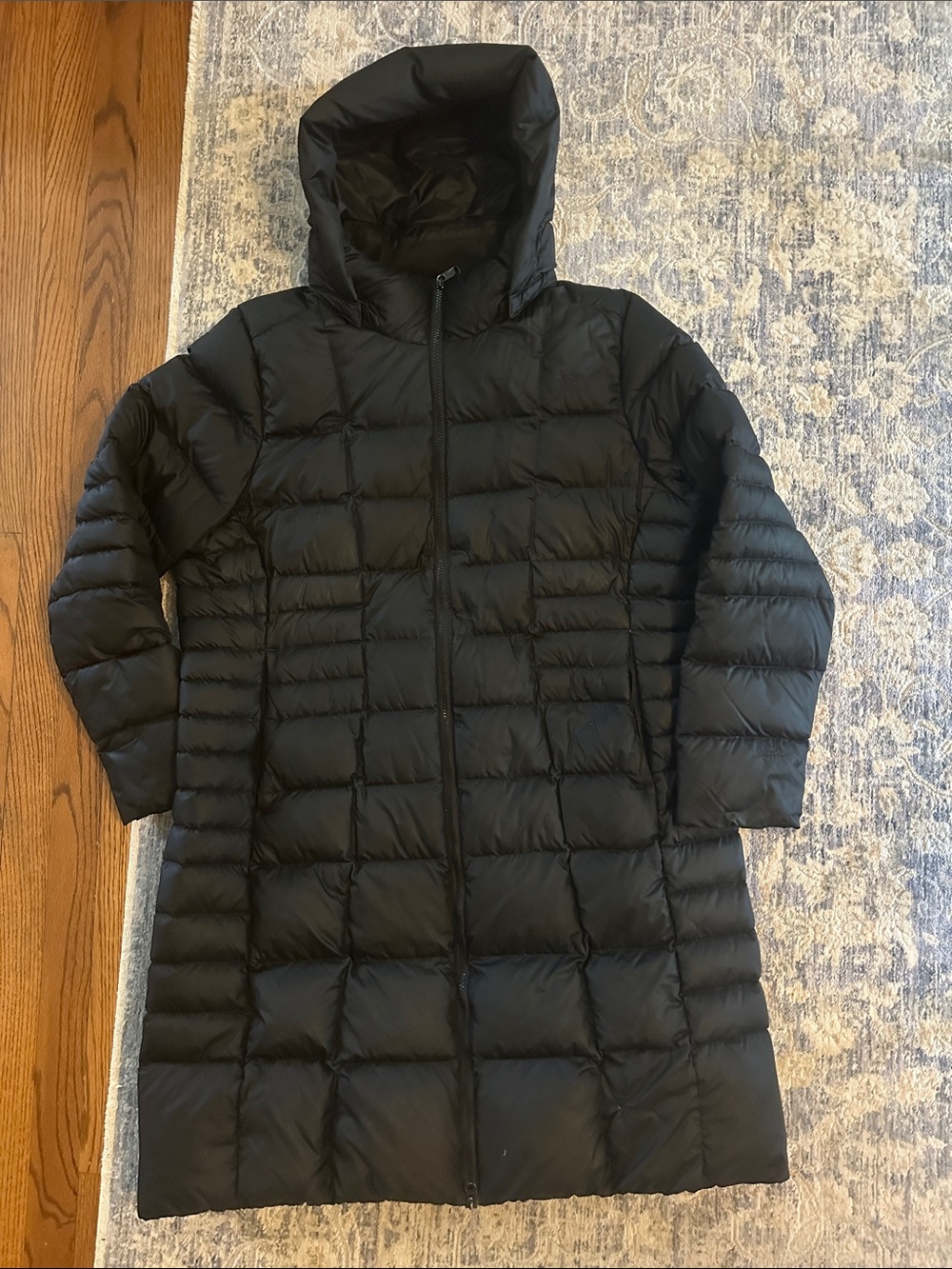 The North Face 550 Down Long Parka Jacket Women's XXL Black